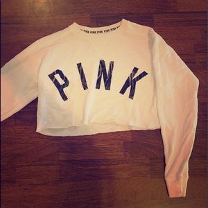 Pink Crop Sweater